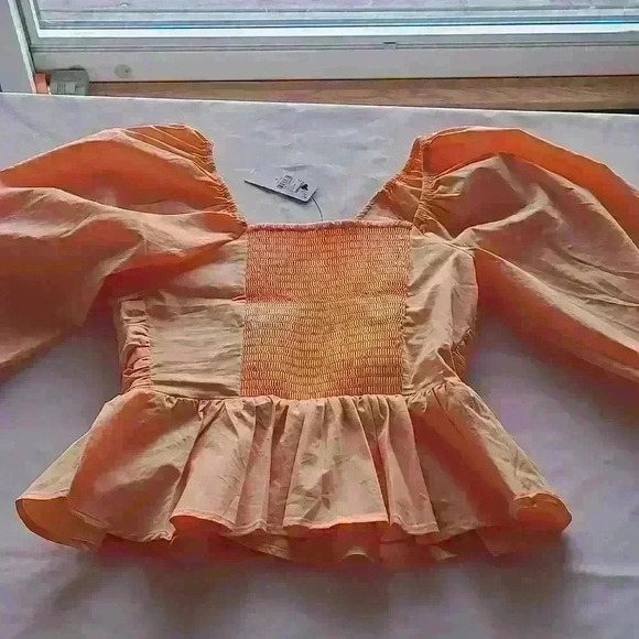 Express orange  blouse size xs - Picture 11 of 16